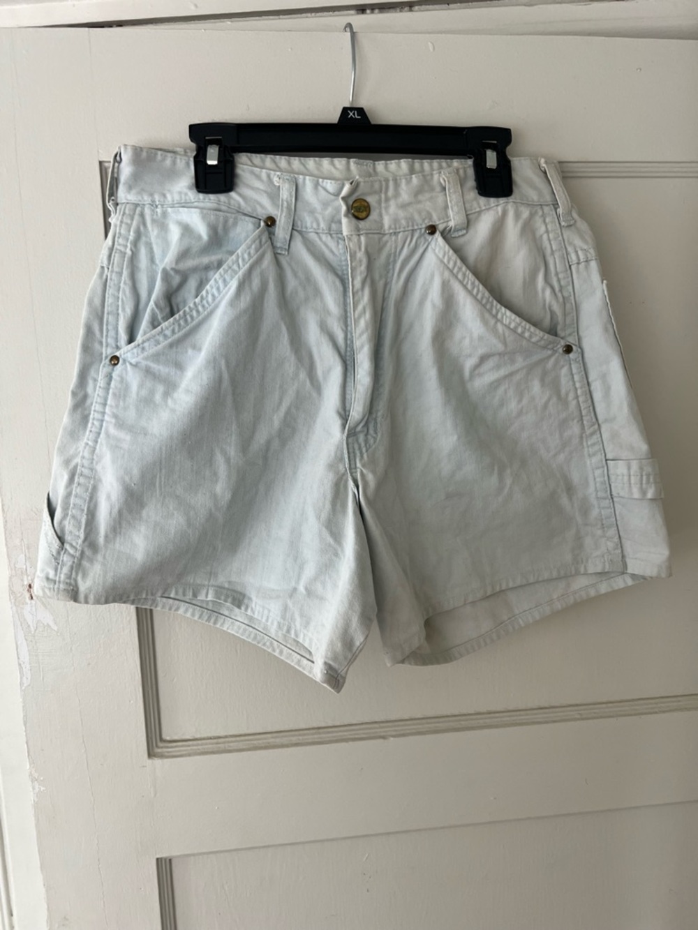 Light Blue Women's Utility Shorts